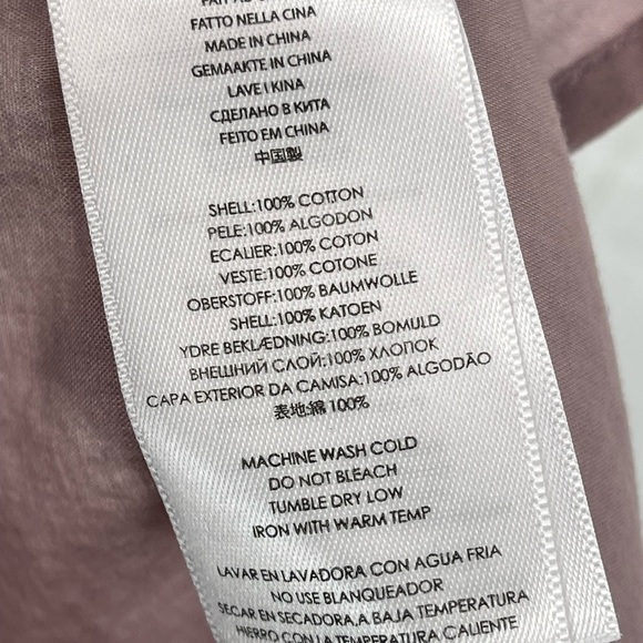 Michael Michael Kors Light Purple Button Down Shirt Size 6 - Picture 6 of 6